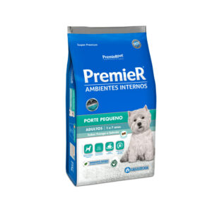 Ração Premier Ambientes Internos para cães adultos sabor frango e salmão