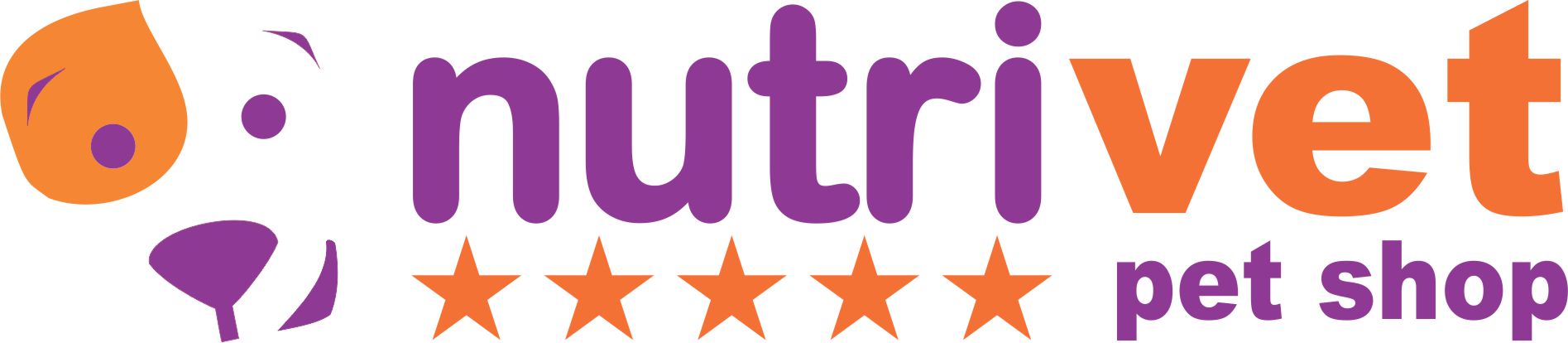 Logotipo da Nutrivet Petshop – Loja especializada em produtos para cães e gatos em João Pessoa na Paraíba