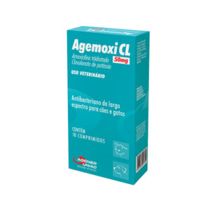 Agemoxi CL 50 mg – Antibiótico oral para cães e gatos